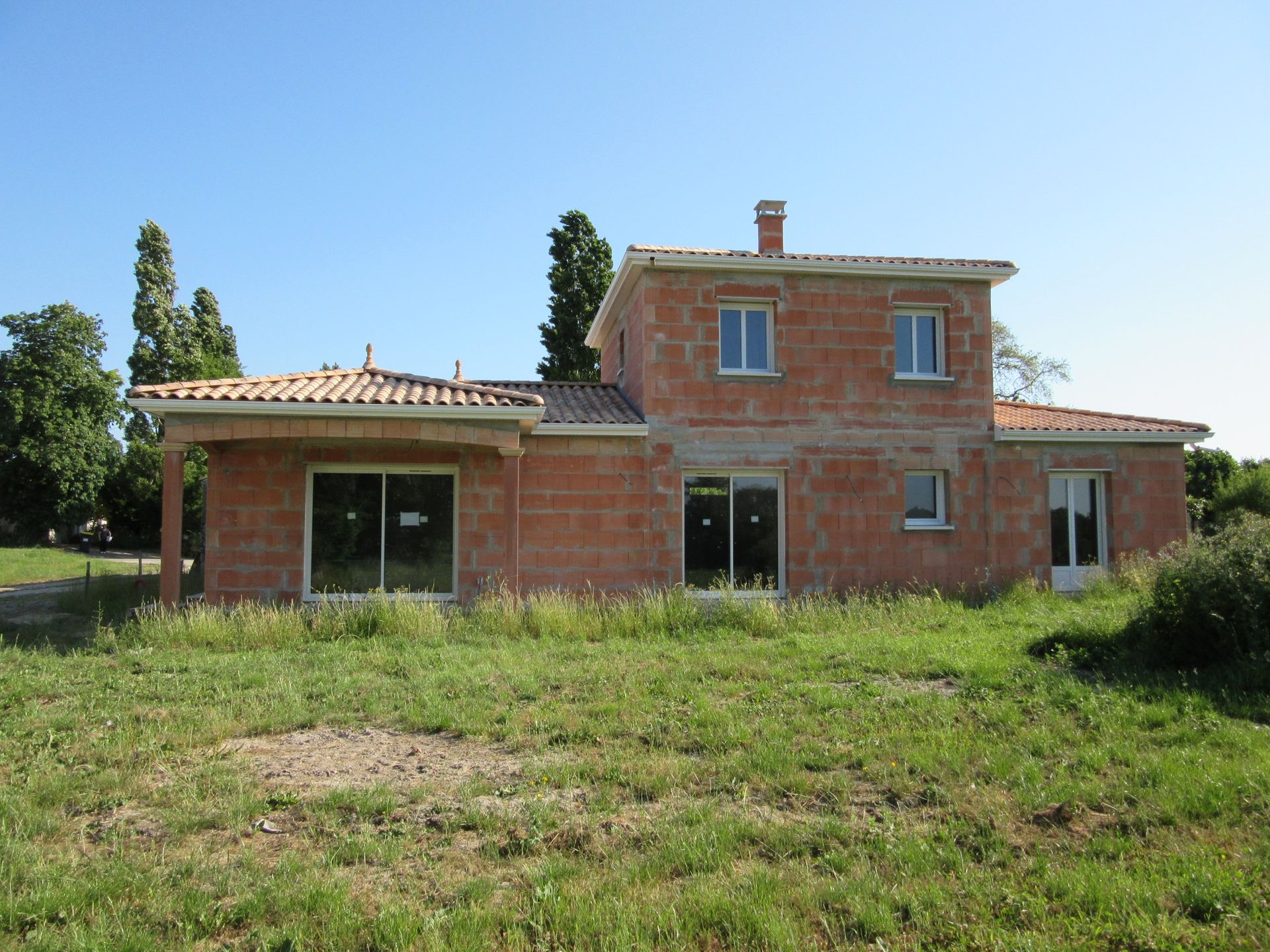 Construction en briques à Mortagne-sur-Gironde