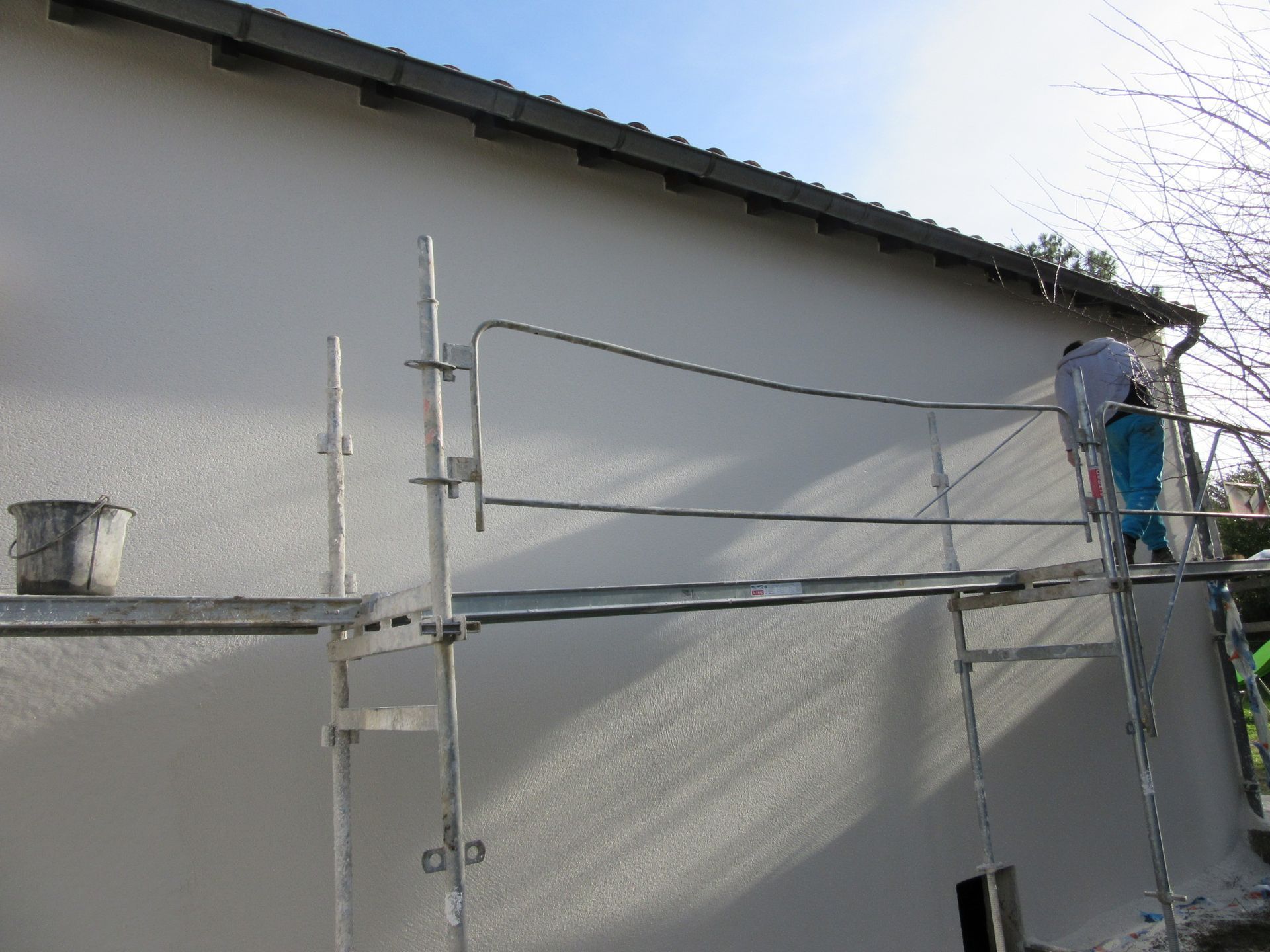 Enduits en cours sur rénovation tous corps d'état