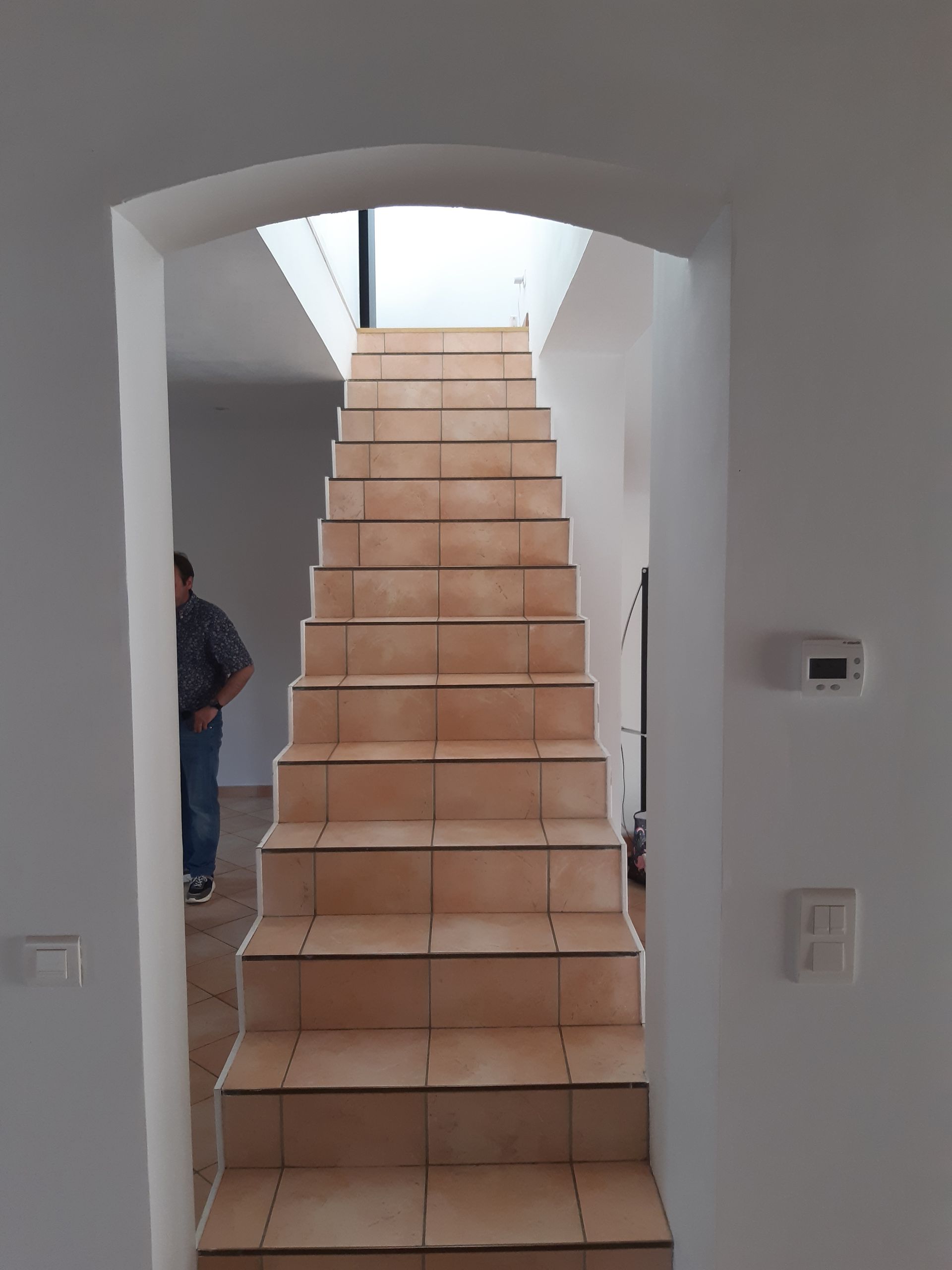 Travaux escalier avant