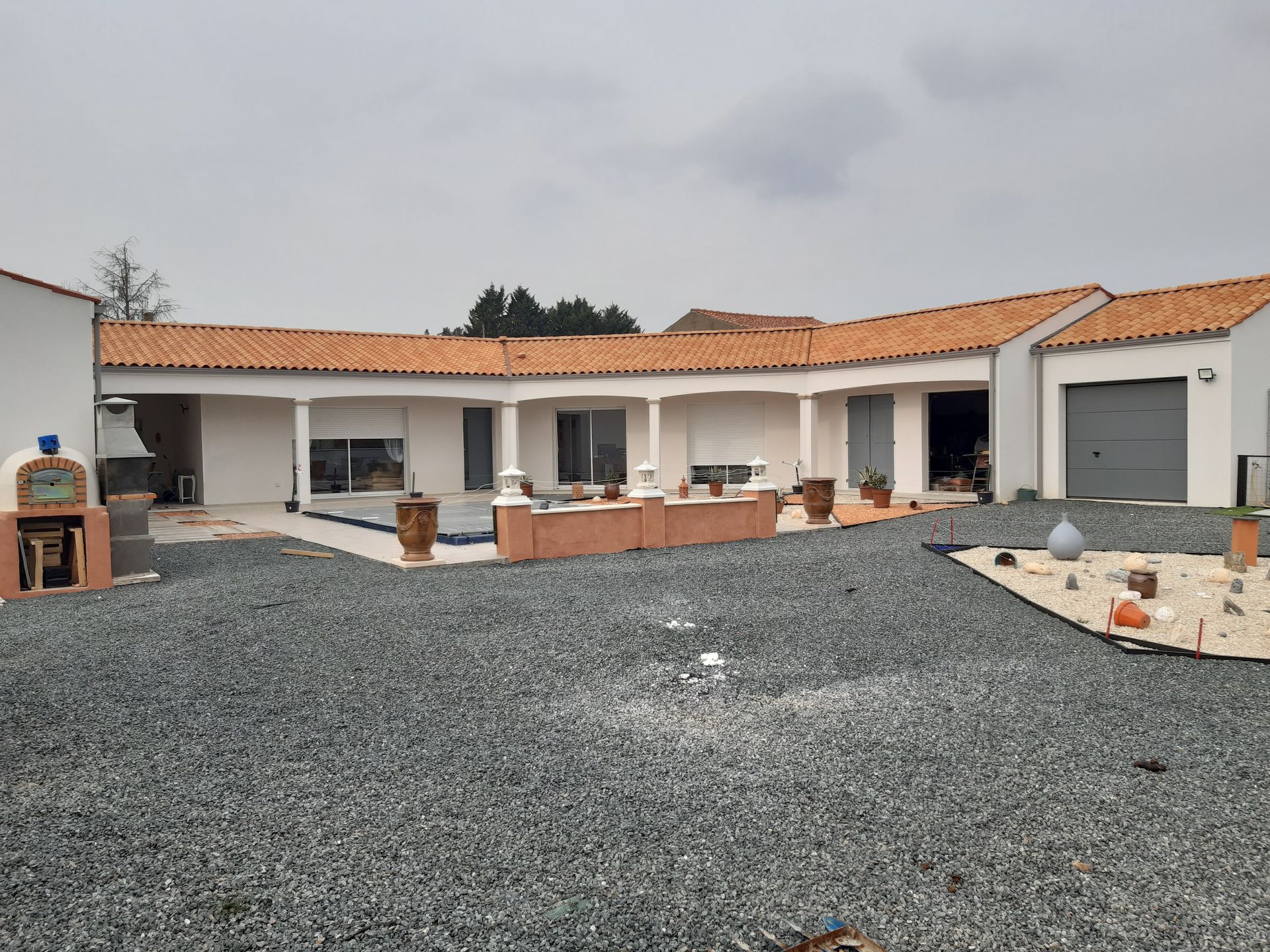 Travaux de construction à Meursac