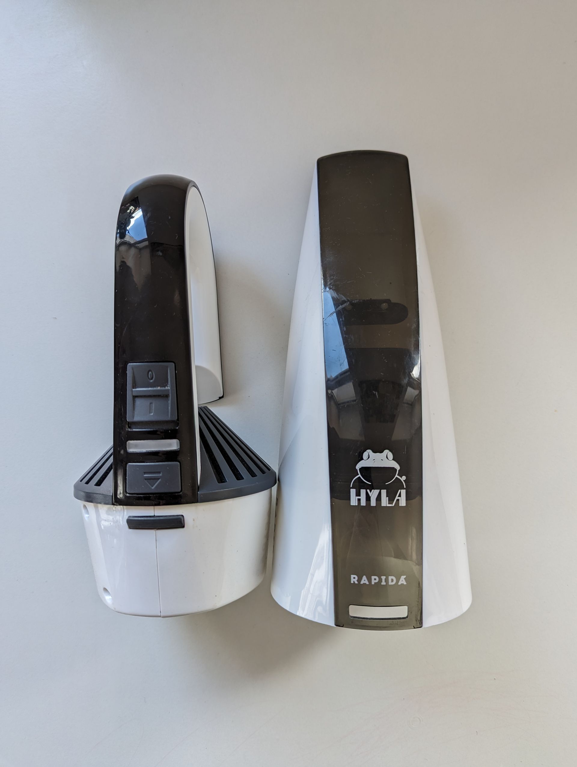 A black and white item that says htl4 on it
