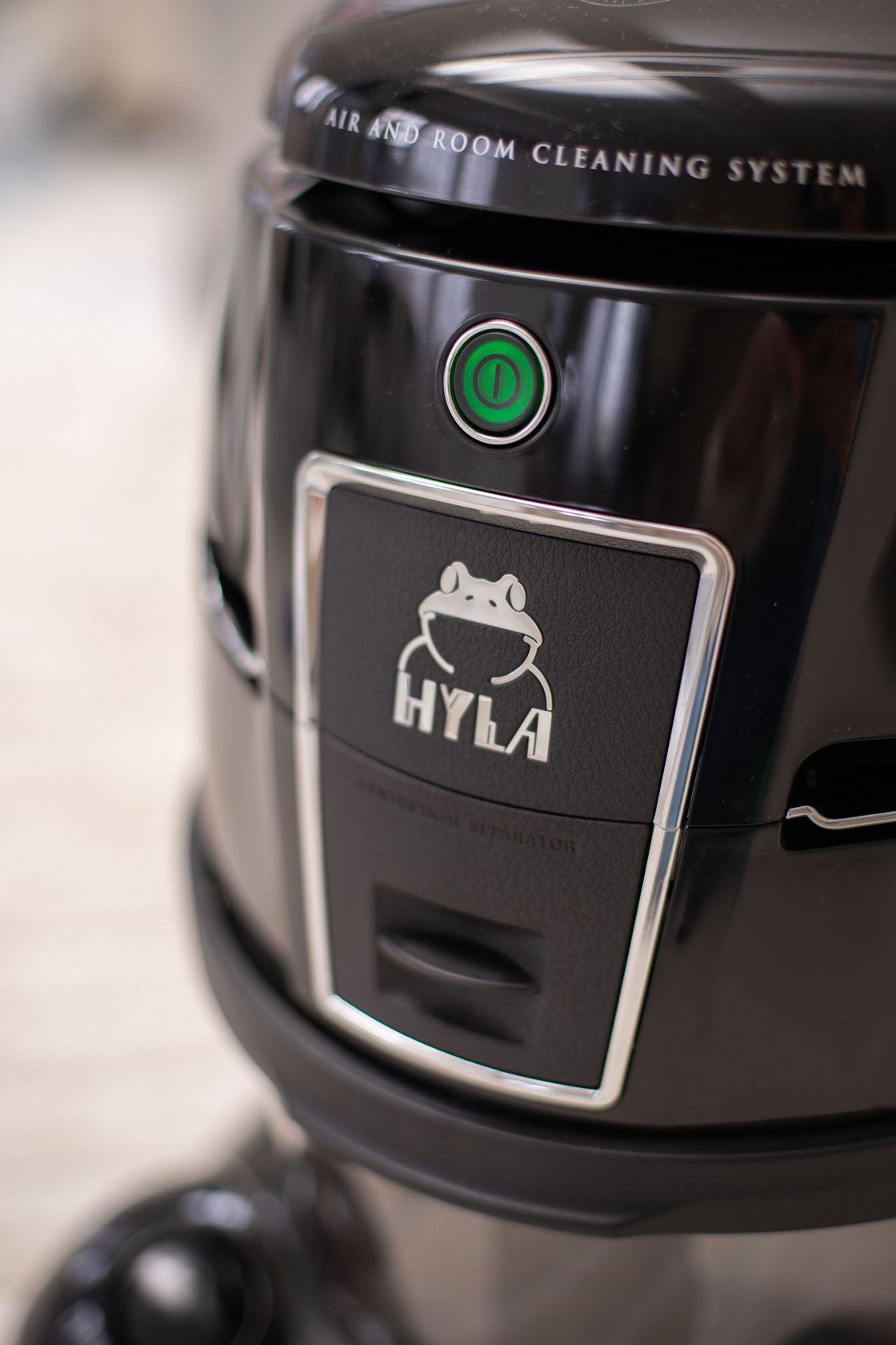 A close up of a hyla vacuum cleaner