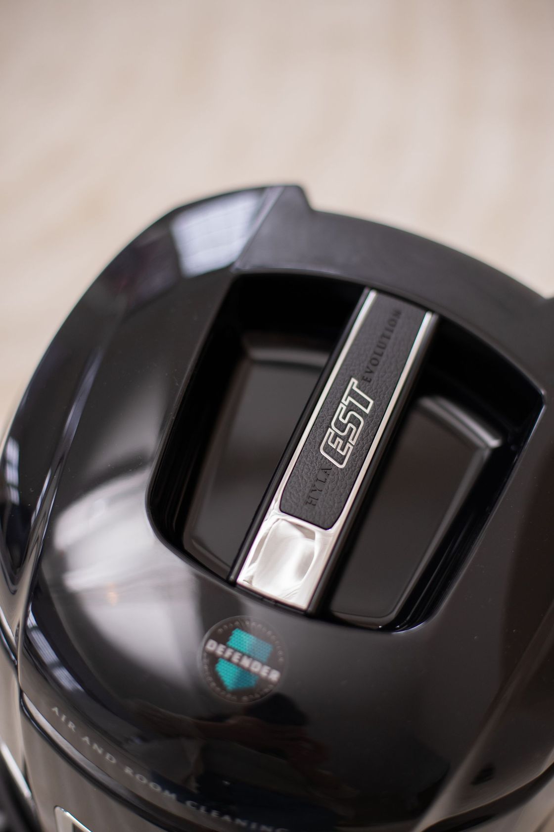 A close up of a vacuum cleaner that says lst on it
