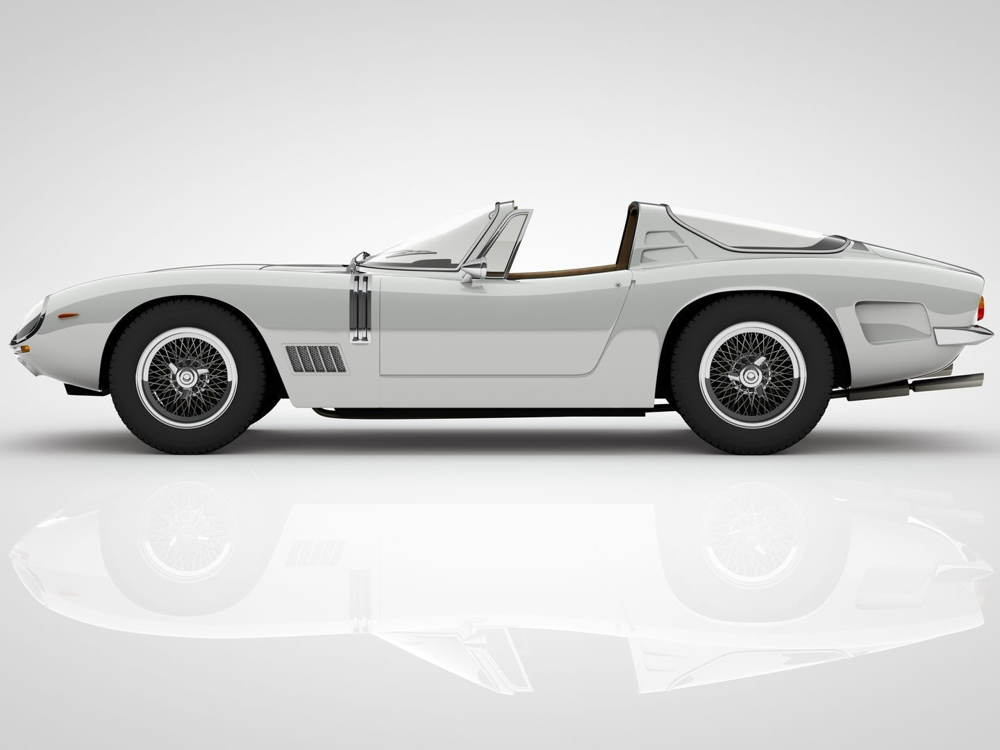 Un véhicule ancien gris