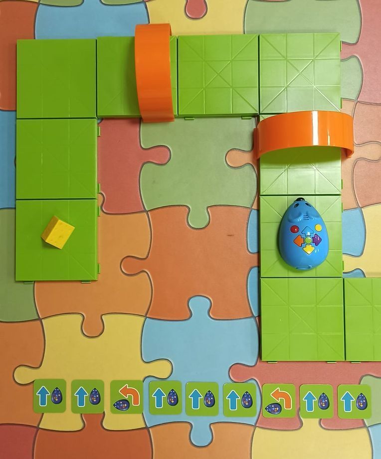 Pizarra tipo rompecabezas