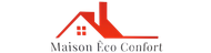 Un logo pour une entreprise appelée maison eco confort
