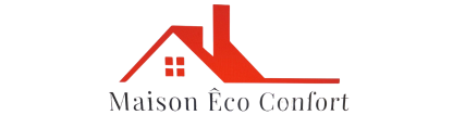 Un logo pour une entreprise appelée maison eco confort