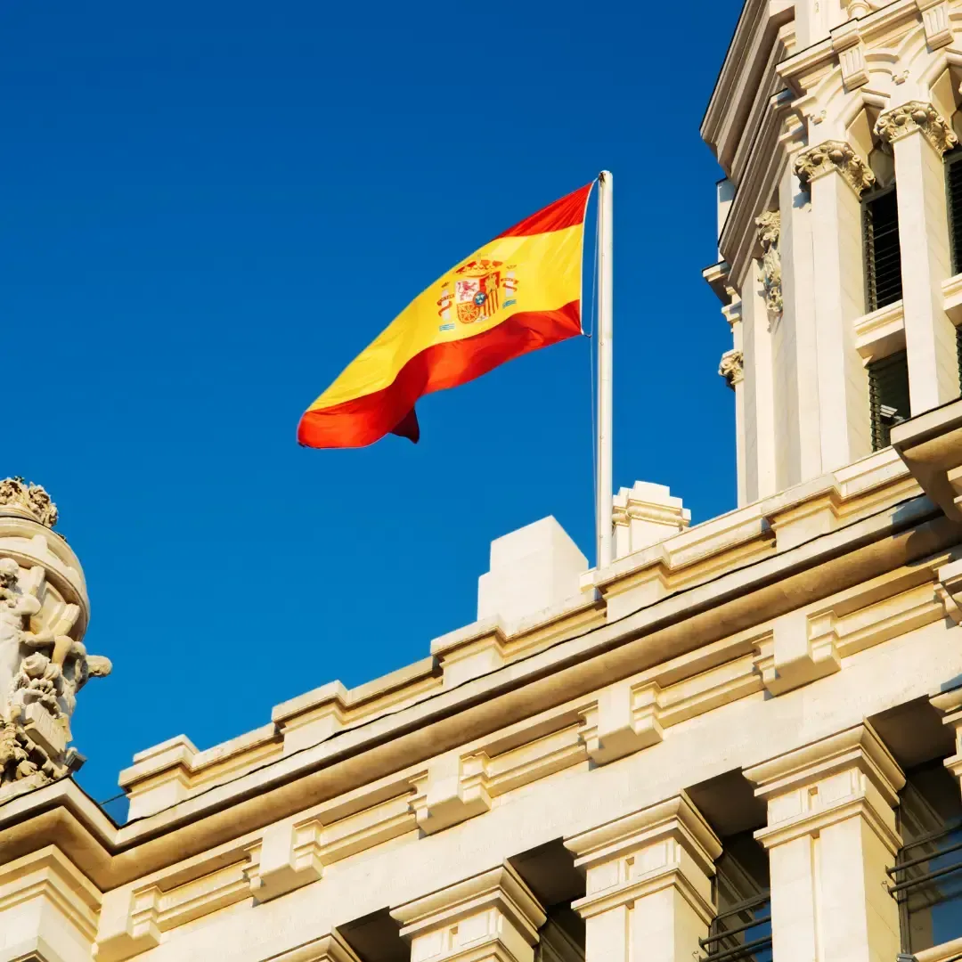 Foto de la bandera de españa