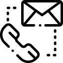 Icon Telefon und Brief