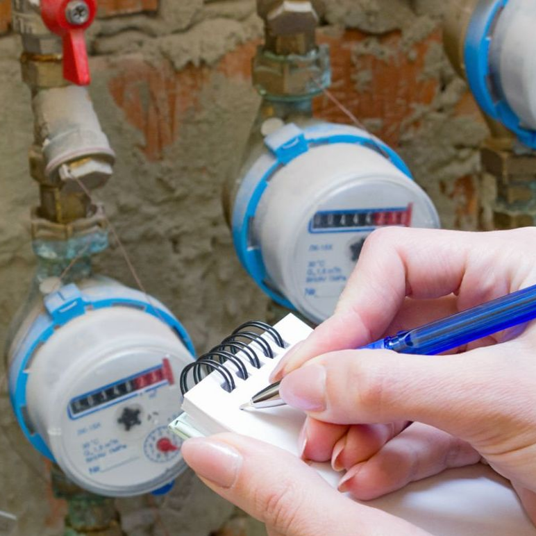 dame note compteur individuel relevé