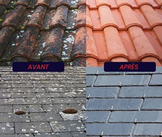 Nettoyage de toiture