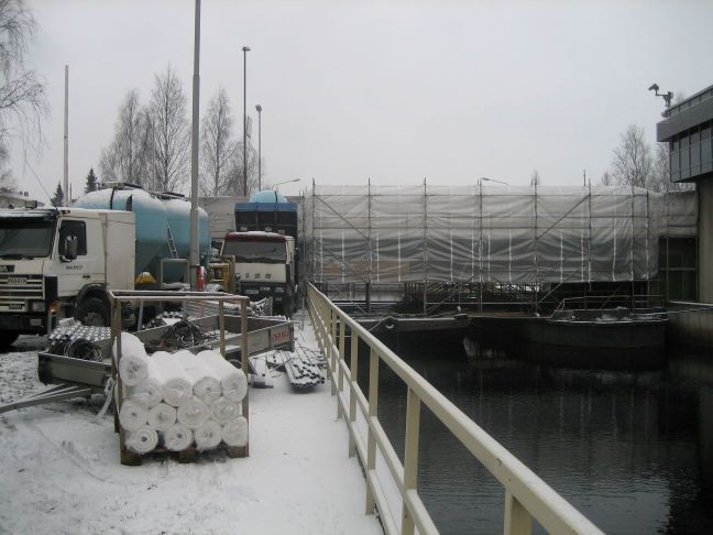 pintakäsittely- ja kuljetuskalusto