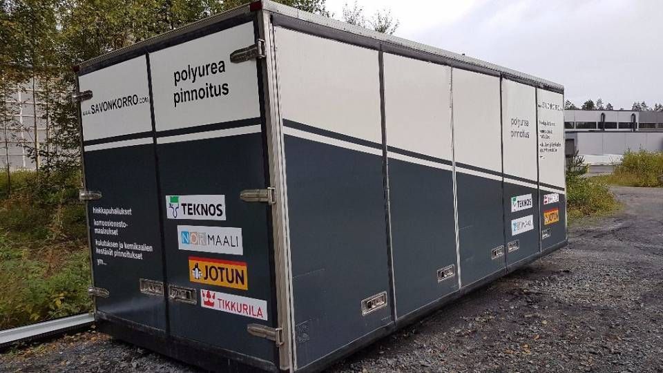 kalustoa polyureapinnoitustöihin