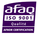 Logo certification AFAQ ISO 9001.