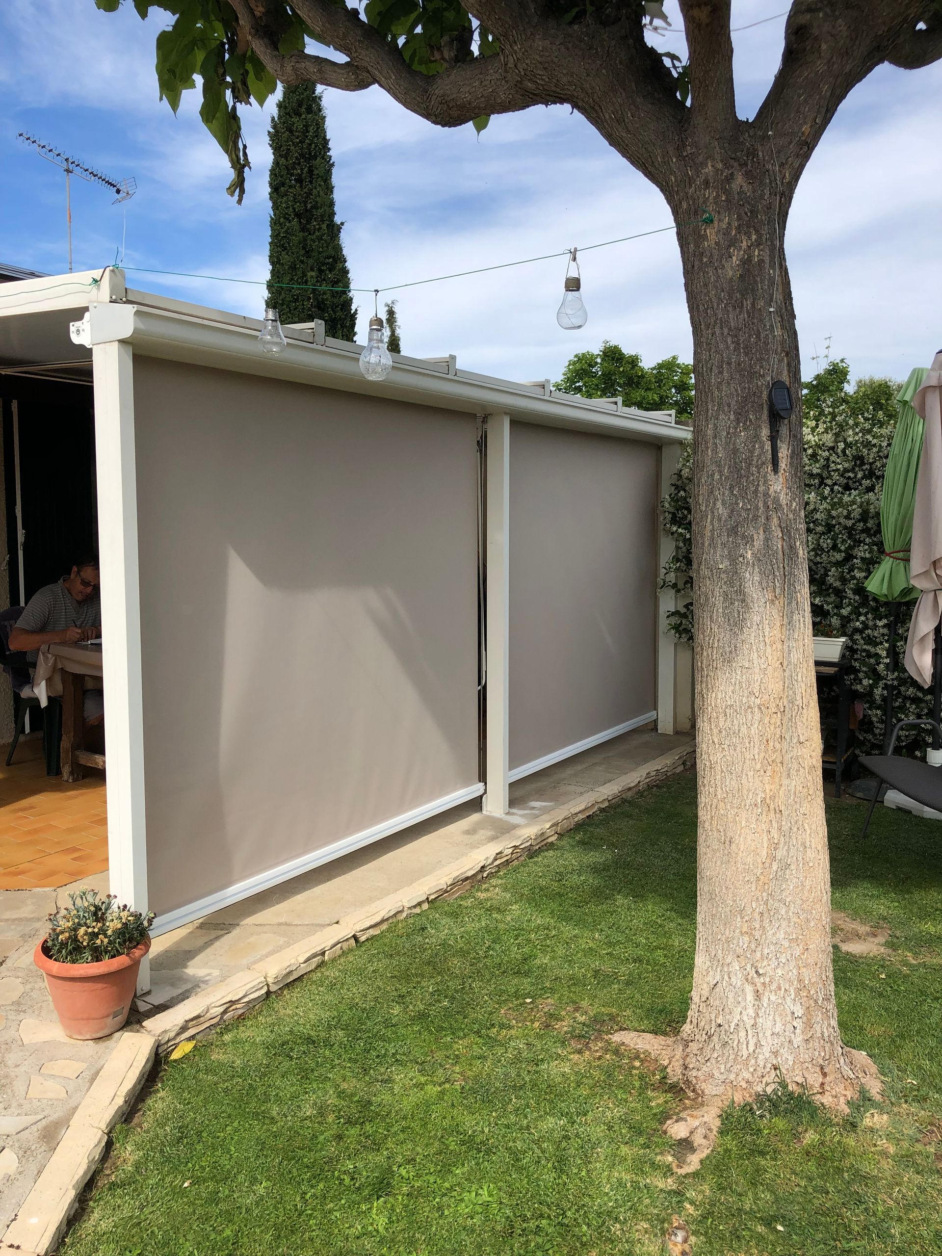 Des stores d'extérieur