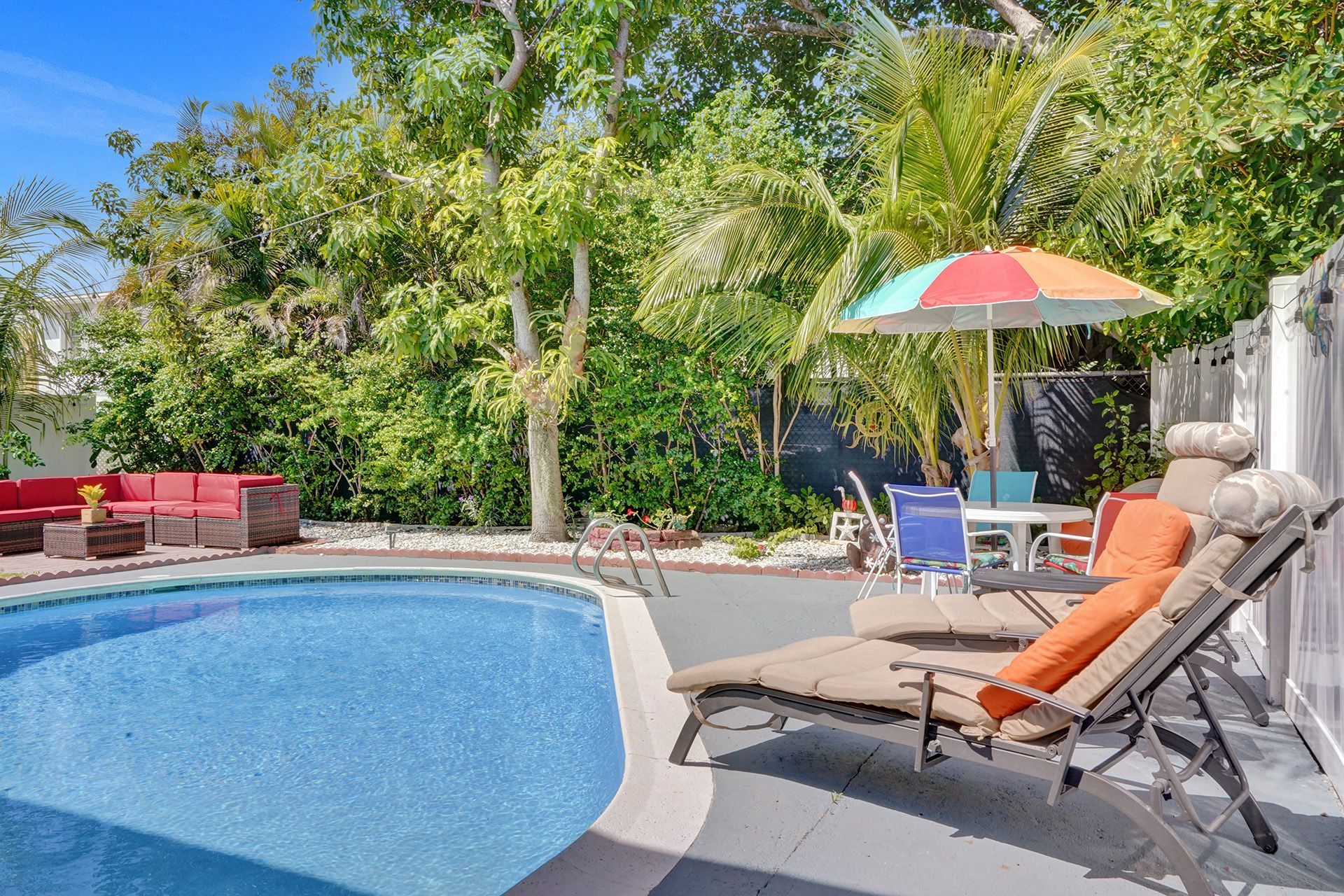 Tropical Villa with Heated Pool and Minutes to Beach