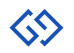 Un logotipo azul y blanco sobre un fondo blanco.