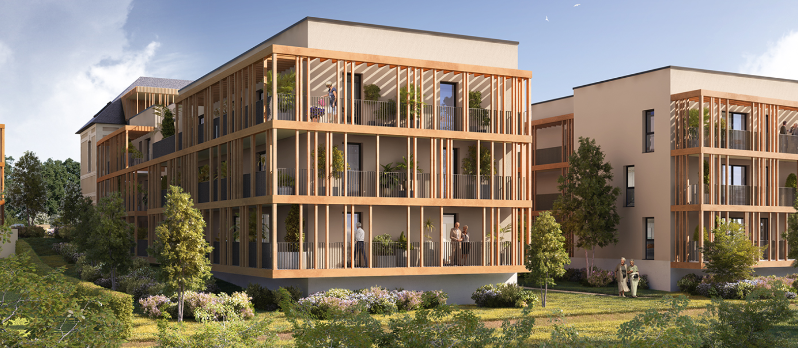 Une femme est assise dans un fauteuil à bascule près d'une fenêtre, en train d'écrire sur une grande feuille de papier.