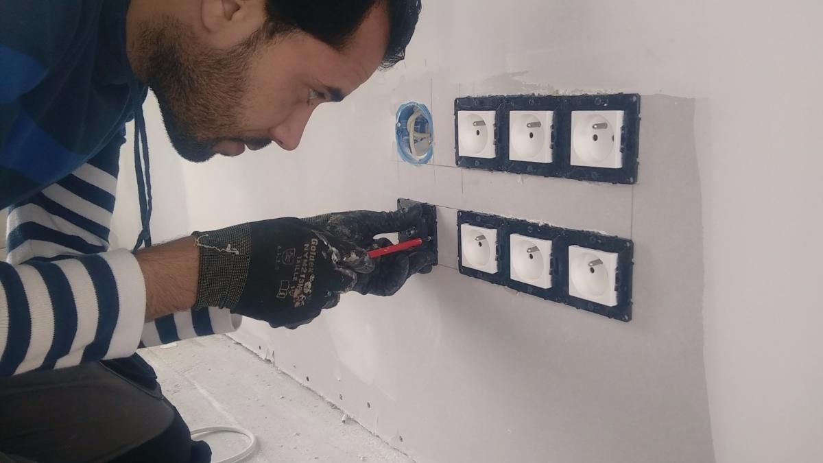 Mise en place de prises intérieures