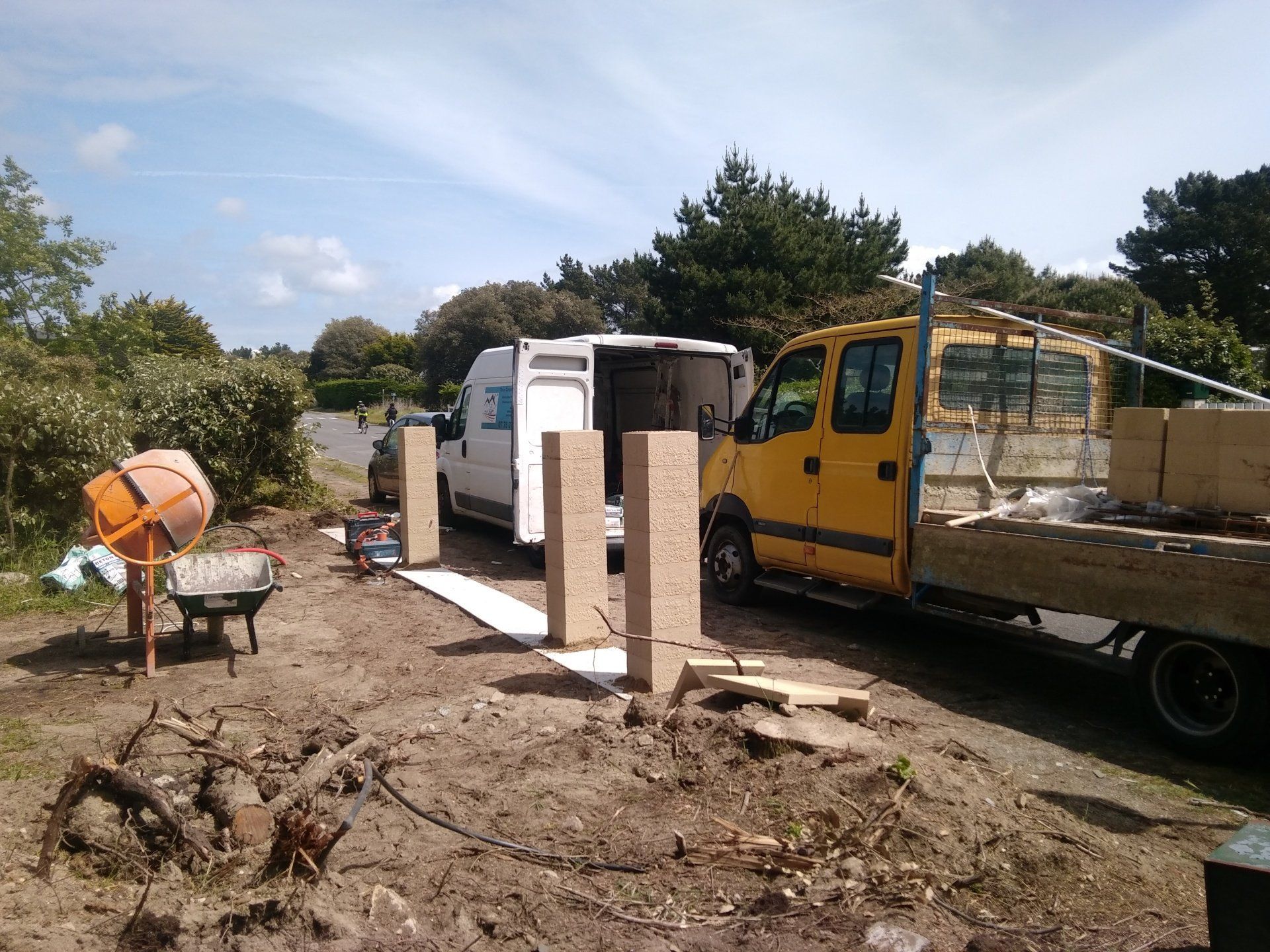 Création de maçonnerie extérieure