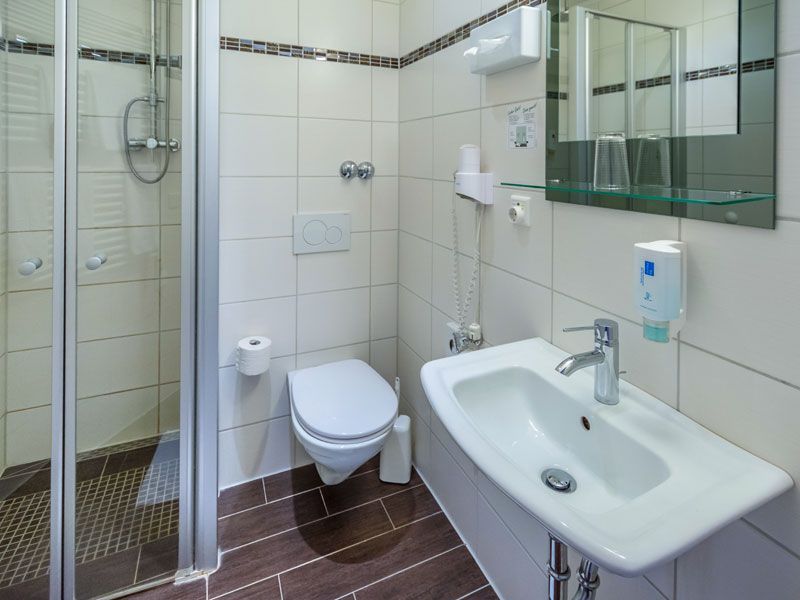 Badezimmer Hotel Bismarck