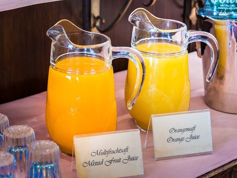 Orangensaft Hotel Bismarck