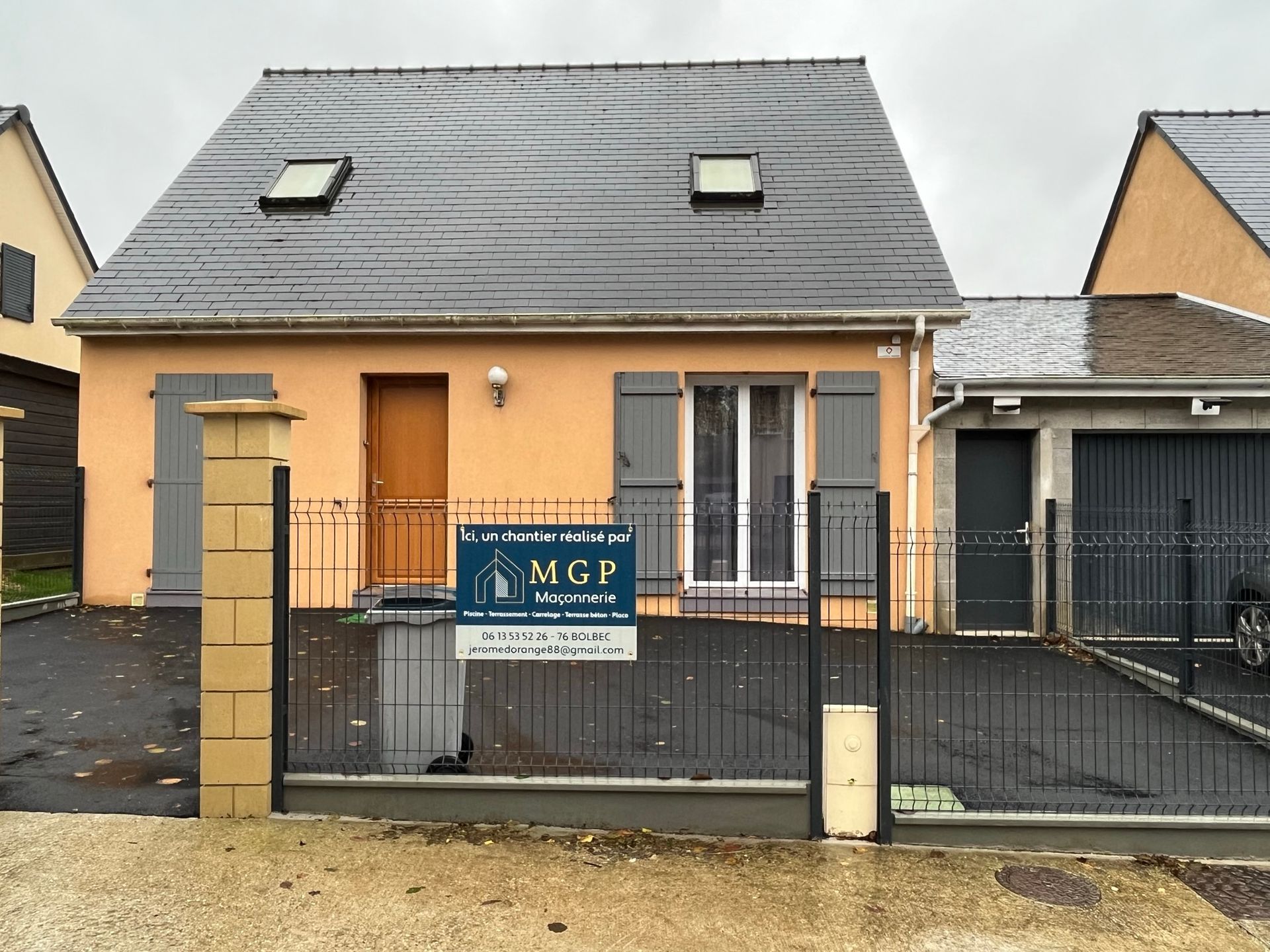 Affichage de l'entreprise