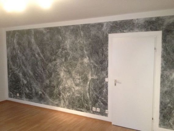 Gemalte Innenwand