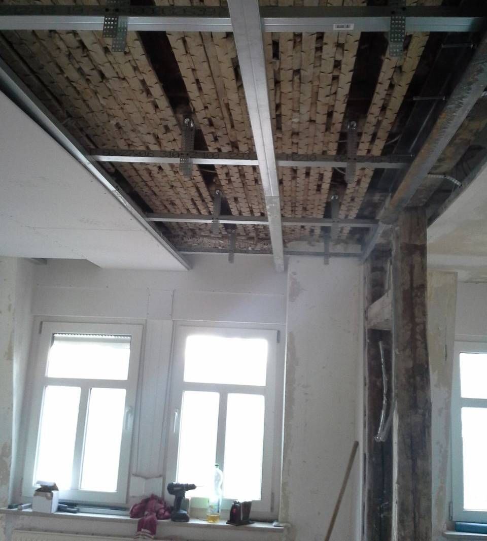 Baustelle in einem Raum