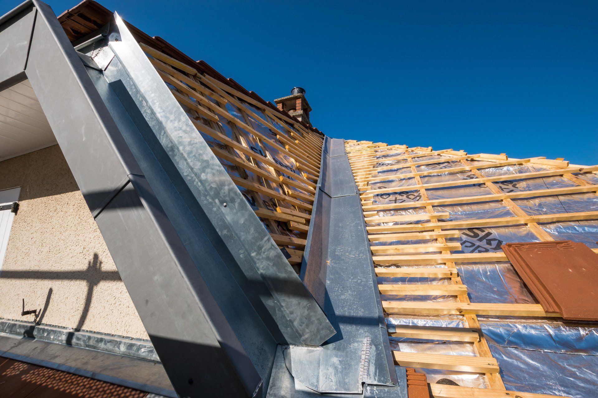 Solins d'angle de toiture