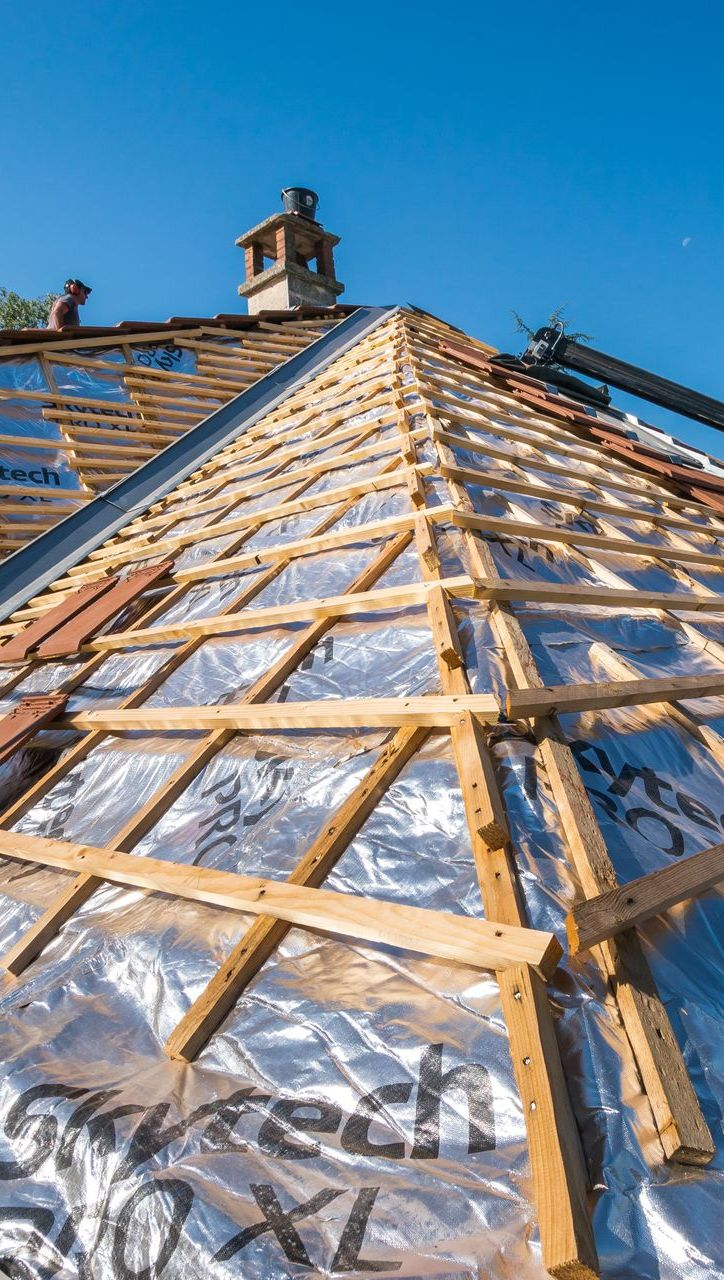 Réalisation de couverture en cours