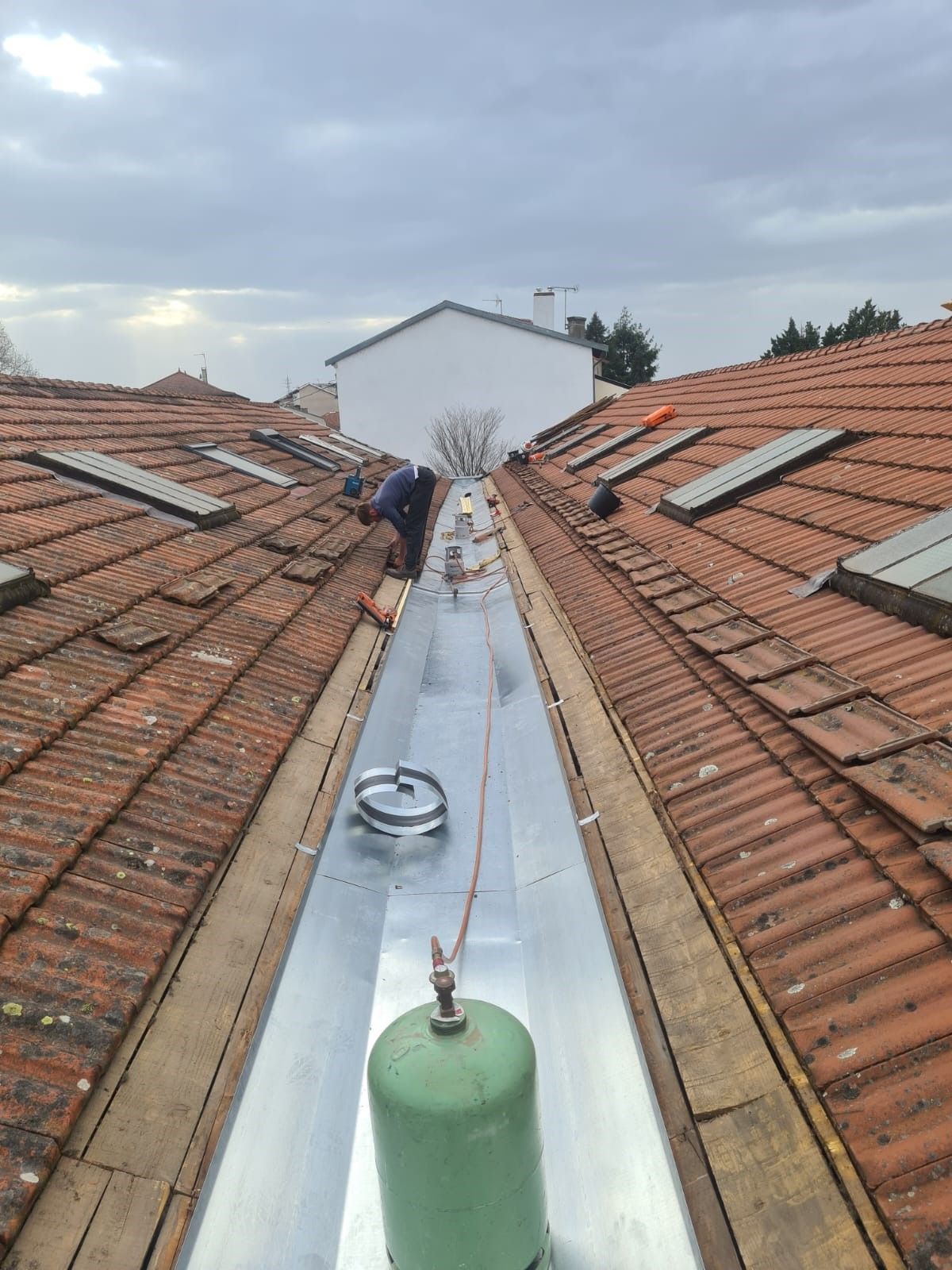 Zinguerie en toiture