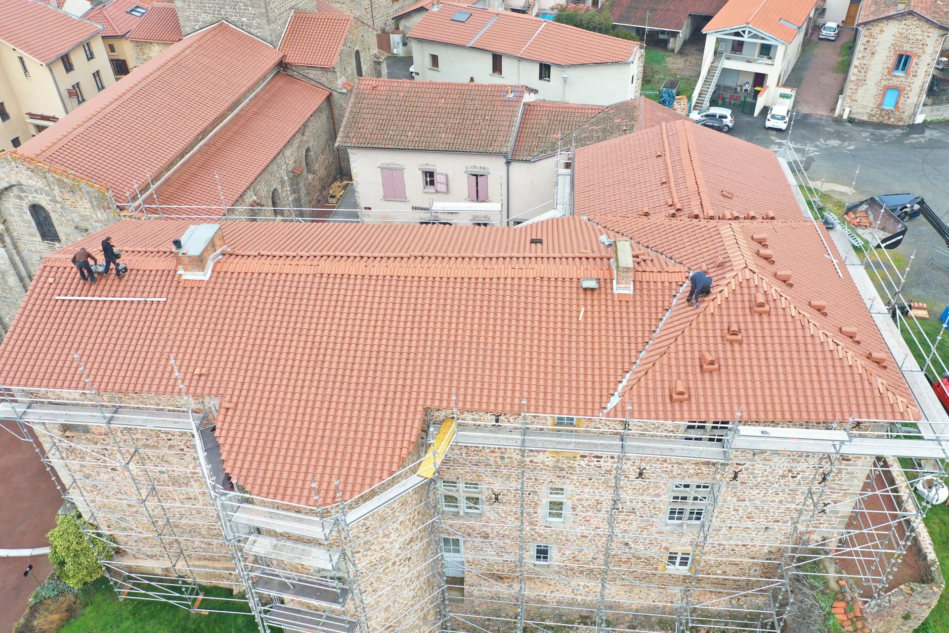 Bâtisse avec cours intérieure