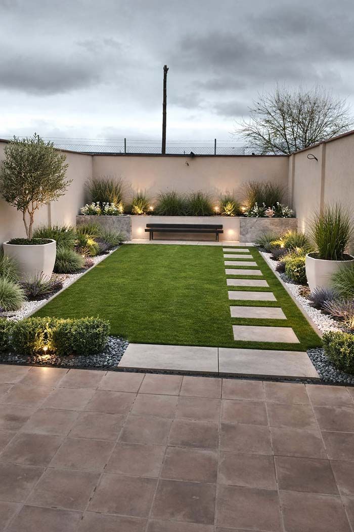 Diseño de jardines en vivienda de Valdemoro realizado por empresa de jardinería