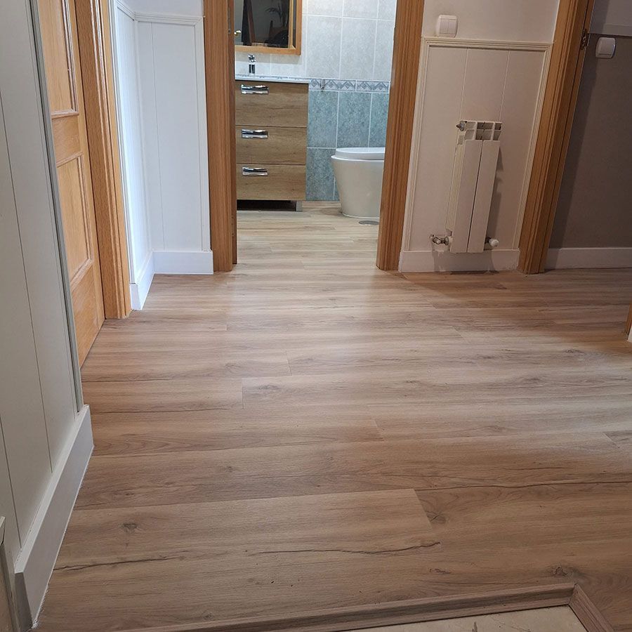 Instalación de tarima flotante en vivienda de Valdemoro