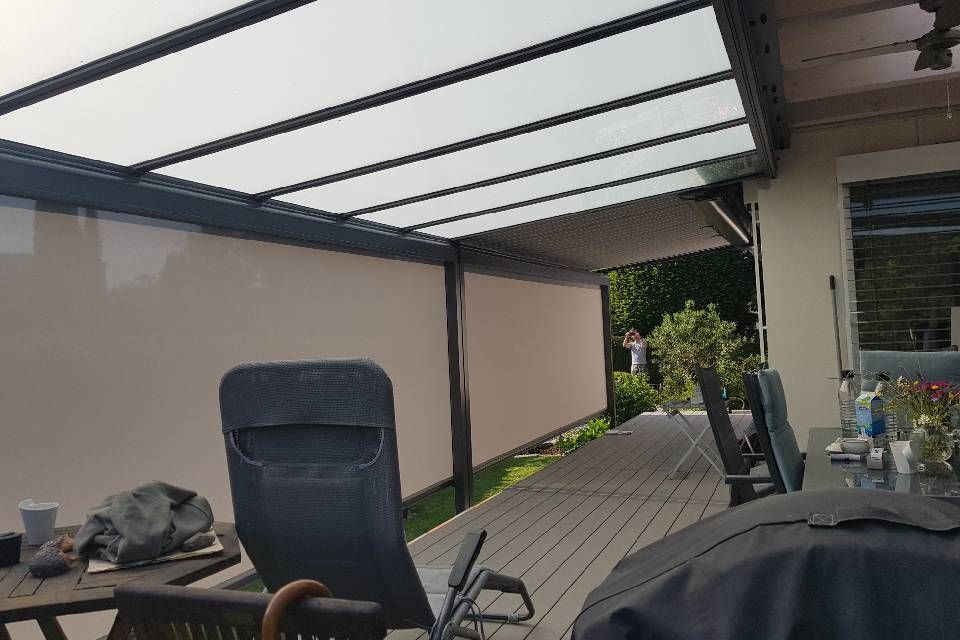 Sonderhalterung Glasdach