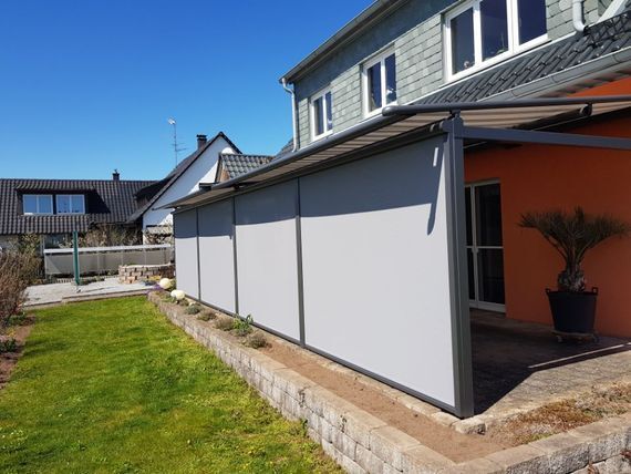 Überdachte Terrasse