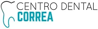 El logo de Centro Dental Correa tiene un diente.