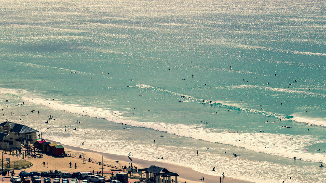 Muizenberg is the best learn to surf beach in Cape Town