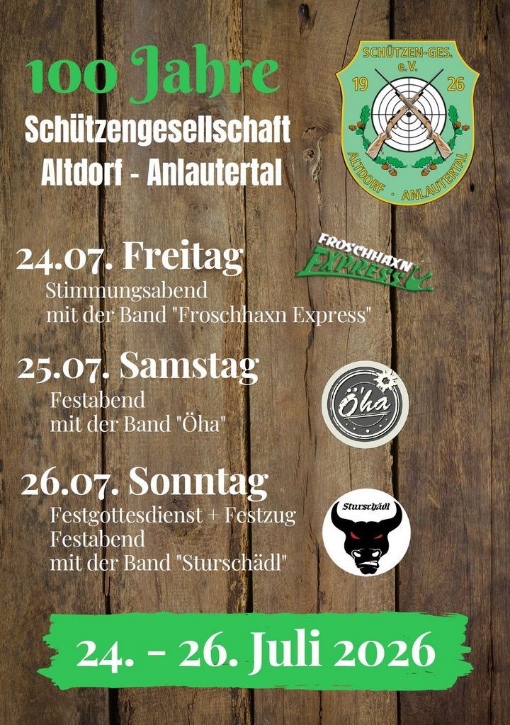 Plakat Schützenfest