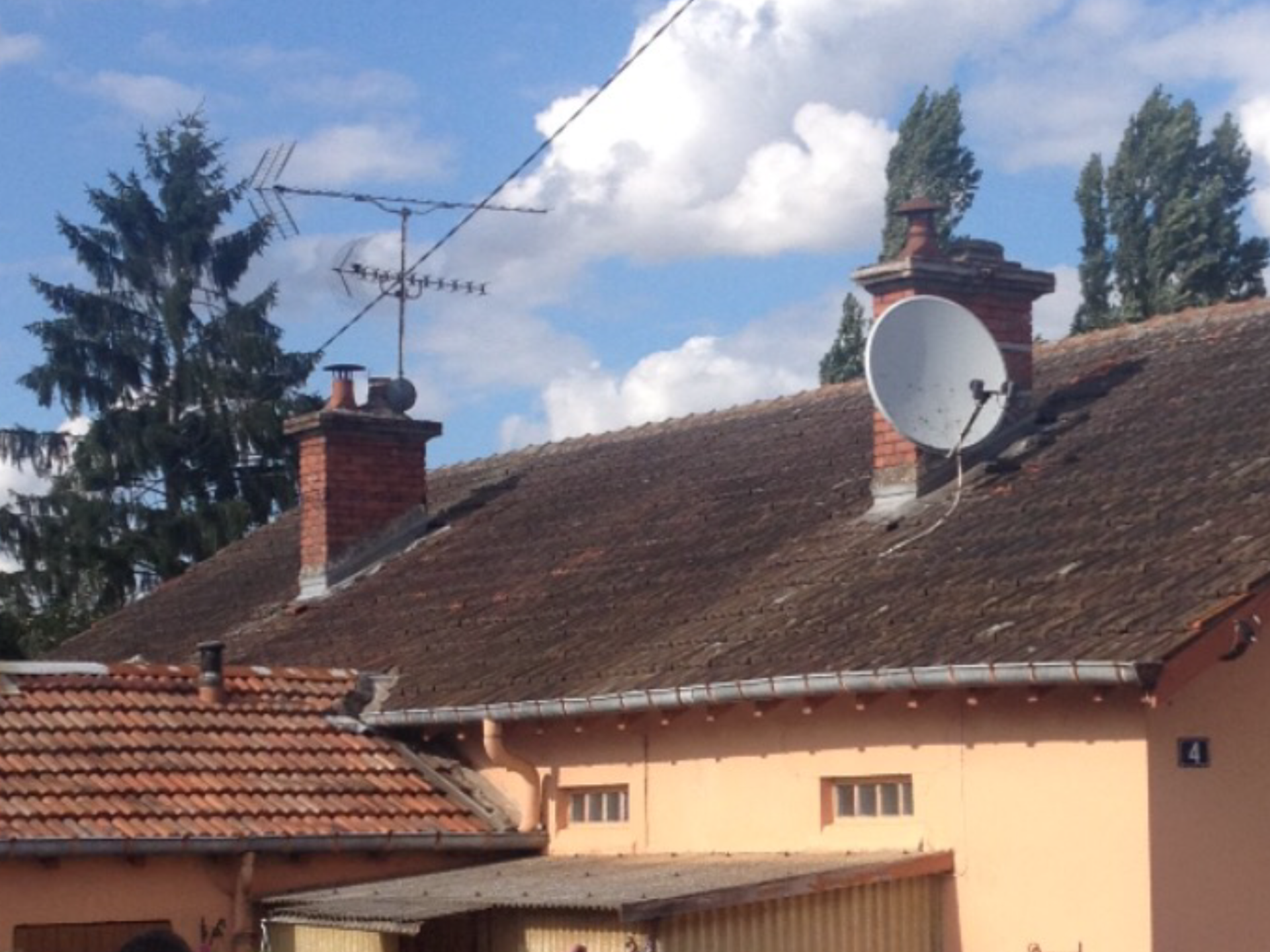 Toiture avant travaux