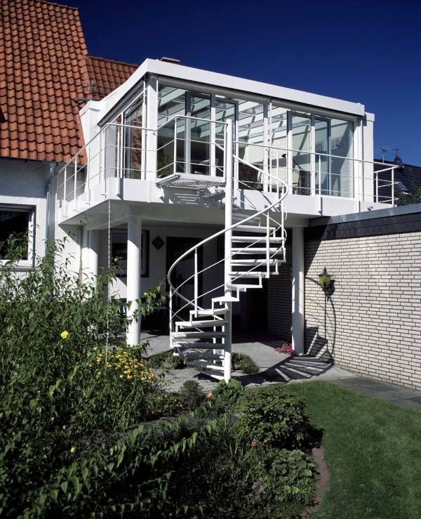 Wendeltreppe aus Metall