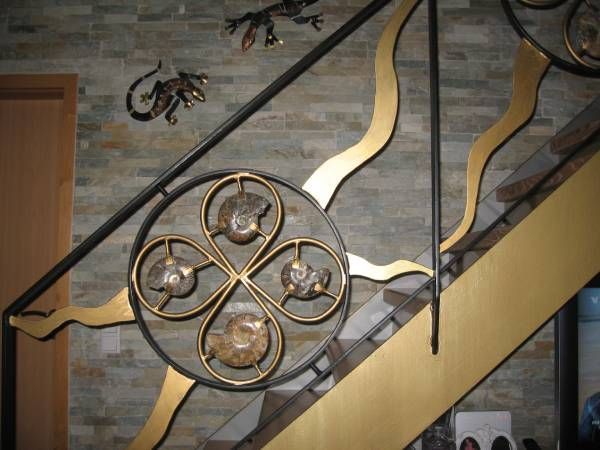 Treppengeländer mit individuellen Design aus Metall