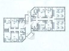 Grundriss mehrere Mehrfamilienhäuser