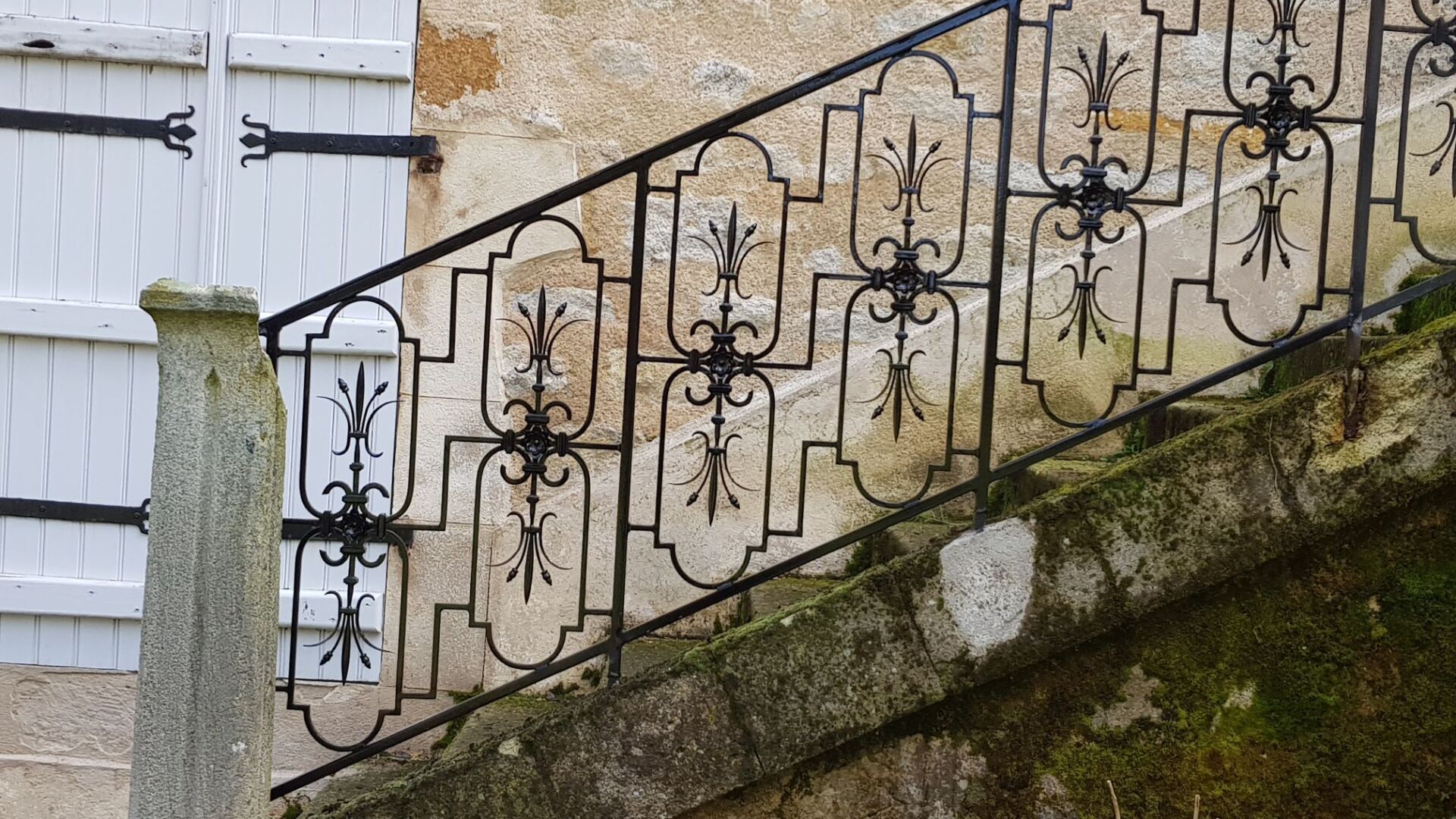 Garde-corps extérieur noir