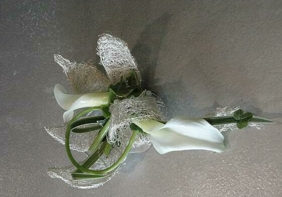 Boutonnière en fleurs