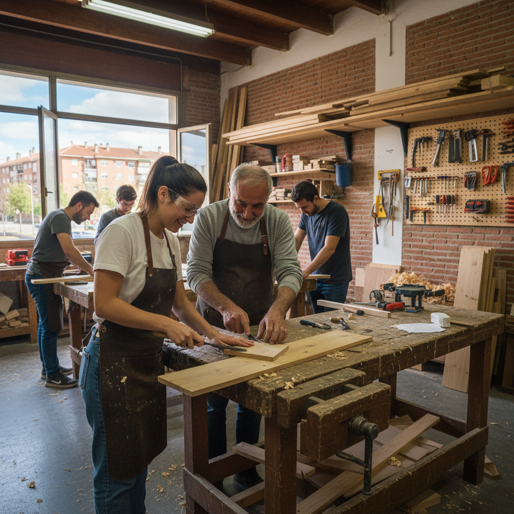 guía para principiantes de carpintería en Leganés