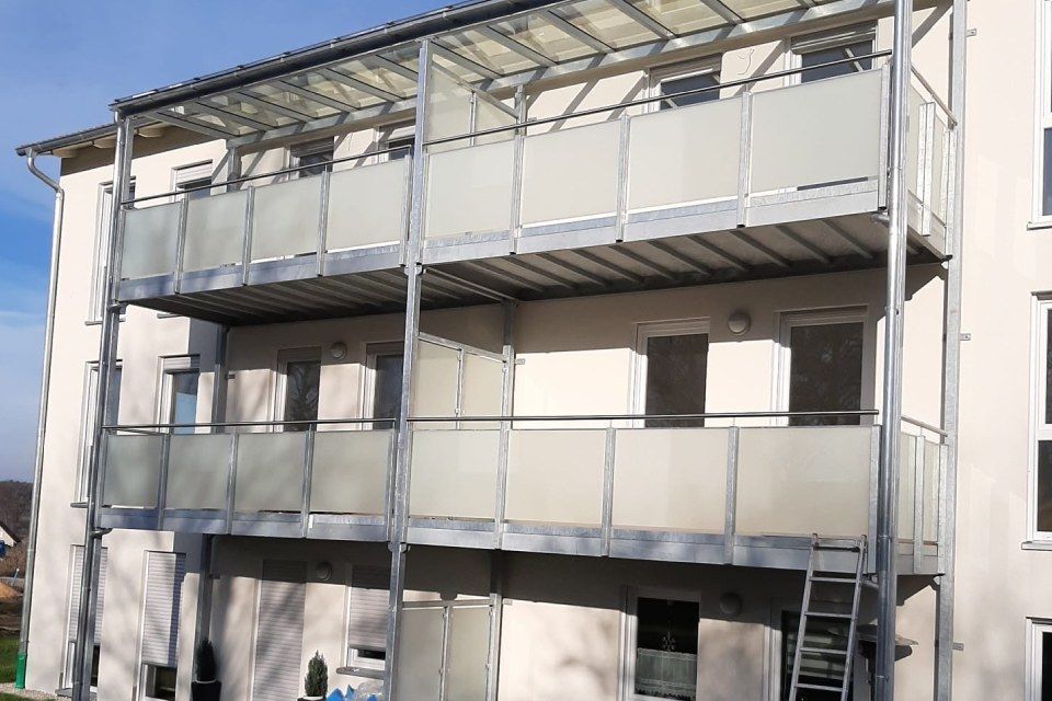 Schummer Metallbau Balkon mit Geländer