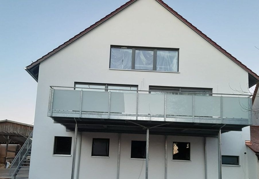 Schummer Metallbau Balkon mit Geländer