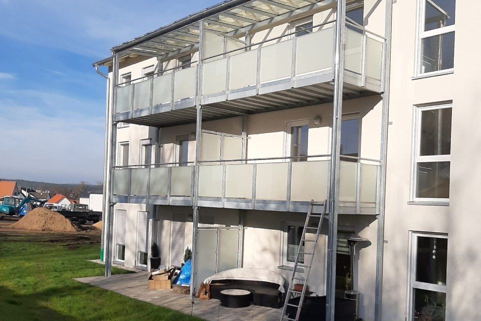 Schummer Metallbau Balkon mit Geländer
